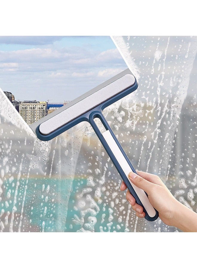 Multi-Purpose Silicon Squeegee, Household Cleaning Tools, Mirror Wiper, Glass Window Cleaner Apply To Tiles, Shower Doors, Bathroom, Mirrors And Car Windows, Doors - Image 1